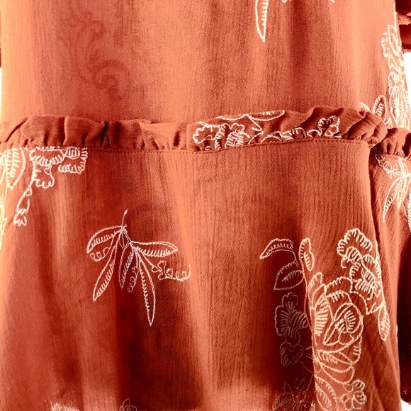 🆕Nordstrom Ro & De Cold Shoulder Top Size Medium - Picture 8 of 8